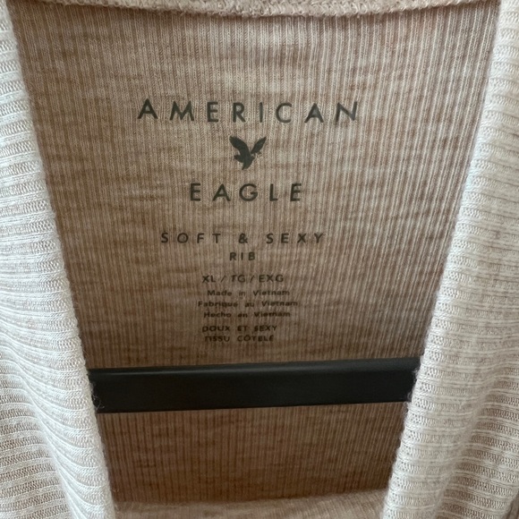 American Eagle Soft and Sexy Ribbed Top - Picture 3 of 3